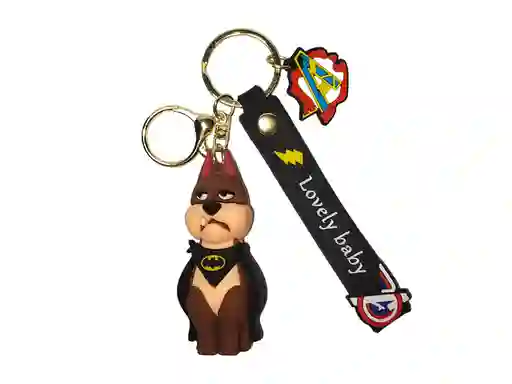 Llavero Silicona 3d Ace Bati-sabueso Batman