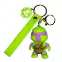 Llavero Silicona 3d Donatello Tortugas Ninja