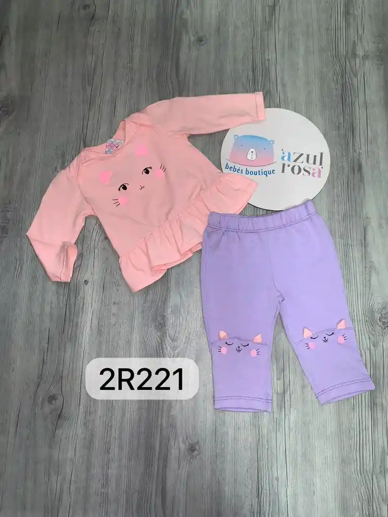 Conjunto Leggins Y Blusa Mangalarga Talla 6 Meses