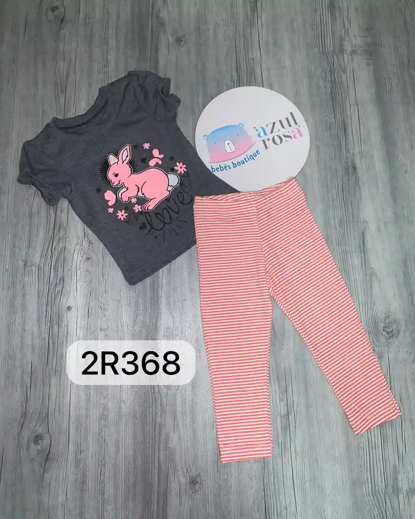 Conjunto Leggins Y Blusa Talla 9 Meses