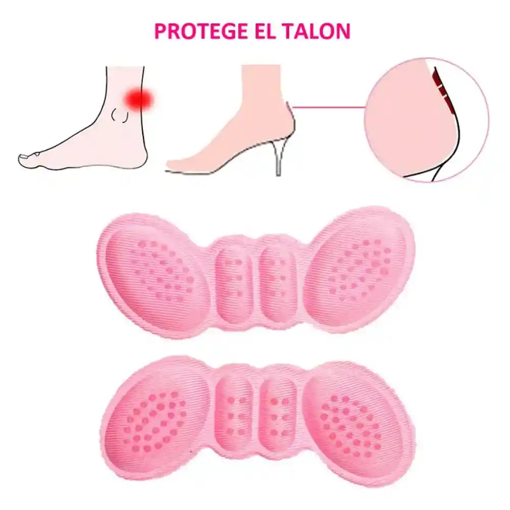 Almohadillas Plantillas Protectoras Pro Talón Tacón Zapatos