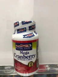 (urinario Y Reproductivo) Mega Cranberry Con Vit C Y E Healthy America X 60 Softgels