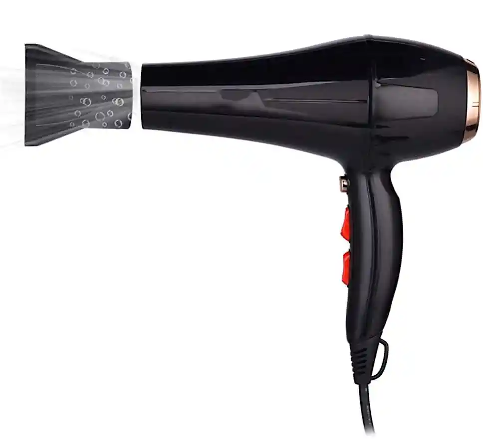 Secador De Cabello Profesional Lemman 6000w + Accesorios