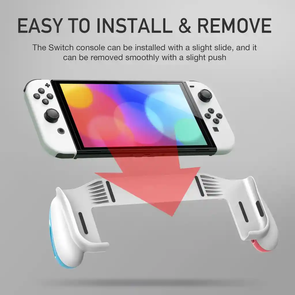 Funda Grip Case Compatible Con Nintendo Switch Oled Antigolpe