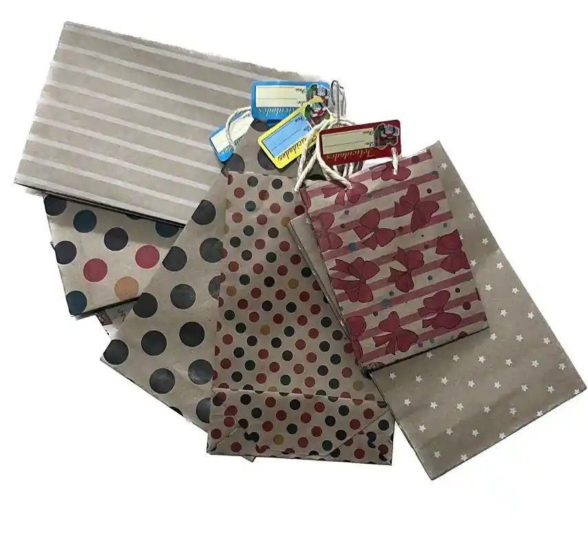 Bolsa Regalo Mediana Unisex Kraft.