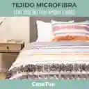 Cubrelecho Edredon Quilt Sencillo Estampado Doble Faz +funda