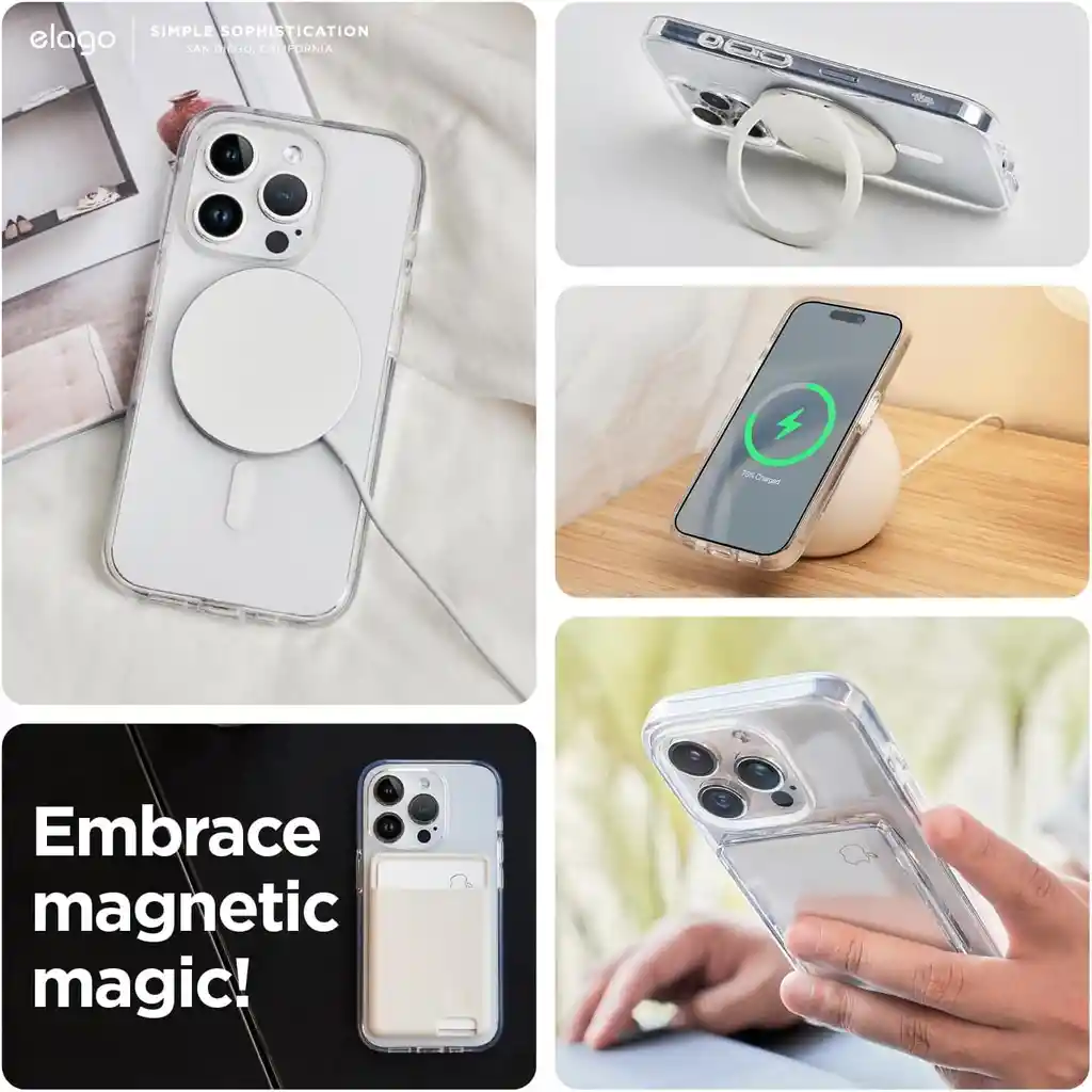 Elago Estuche Para Iphone 15 Pro Max Magsafe En Transparente