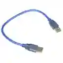 Cable Usb 2.0 Macho A Usb Macho Desoxigenado De 30cm- Ideal Cajas Disco Duro-bases Refrigerantes