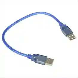 Cable Usb 2.0 Macho A Usb Macho Desoxigenado De 30cm- Ideal Cajas Disco Duro-bases Refrigerantes