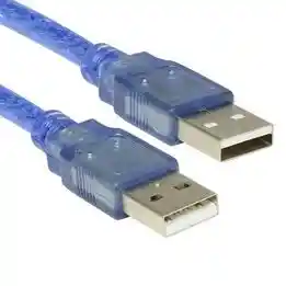 Cable Usb 2.0 Macho A Usb Macho Desoxigenado De 30cm- Ideal Cajas Disco Duro-bases Refrigerantes