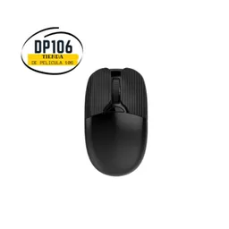 Mouse Inalambrico Recargable Negro Ergonomico 2.4ghz