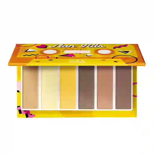 Paleta Sombras Retro Star Hits/yellow
