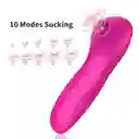 Vibrador Succionador De Clitoris (recargable Usb) 10 Frecuencias De Succion