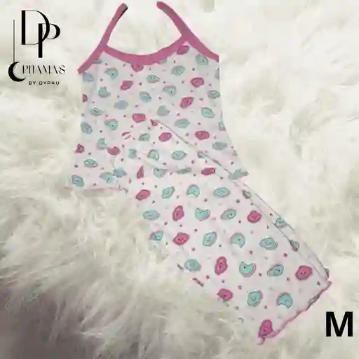 Pijama Para Mujer Capri Talla M