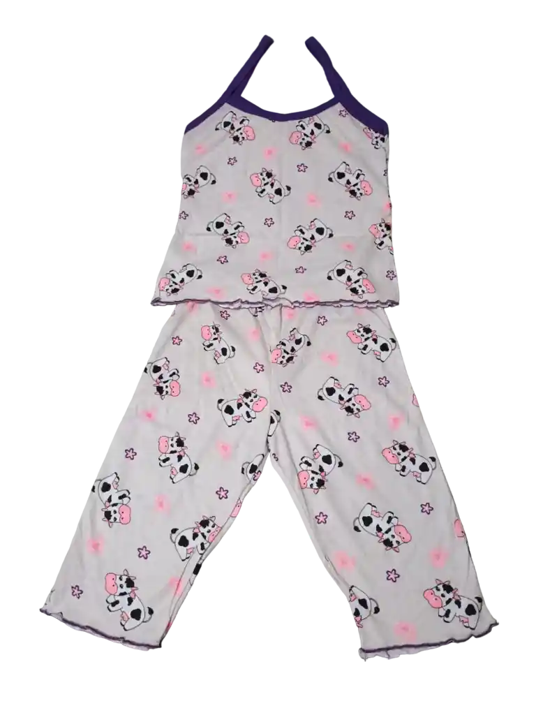 Pijama Para Mujer Capri Talla M