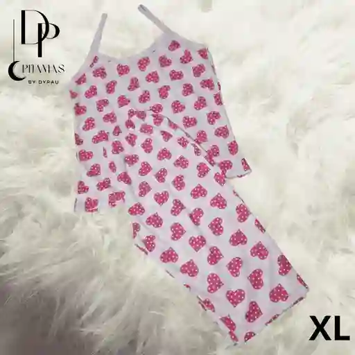 Pijama Para Mujer Capri Talla Xl