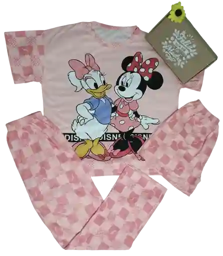 Pijama Mujer Disney Daisy Y Mini 3 Piezas Talla Unica