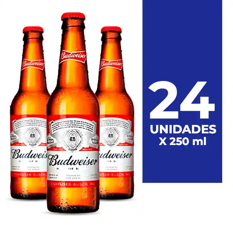 Budweiser Pack Cerveza X 24und