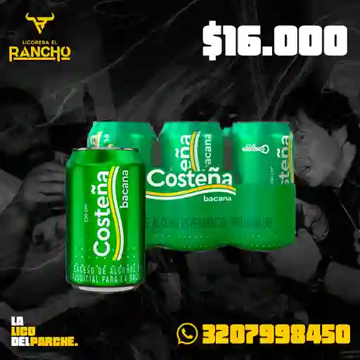 Costeña Bacana Six Pack 330ml