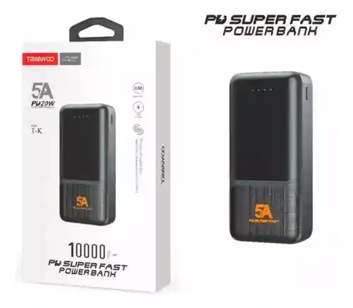 Power Bank 10000mah Batería Portátil 5a Super Carga Rápida