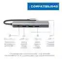 Hub Adaptador Usb C Multipuerto 5 En 1 Para Mac Macbook Win