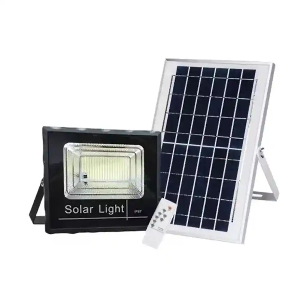 Lámpara Led Solar Para Exterior De 200w: Potencia Eficiencia