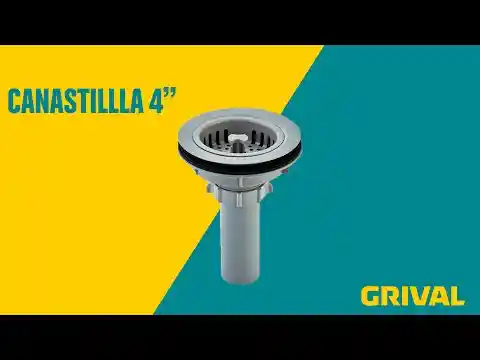 Canastilla Lavaplatos 4" Plastica Grival