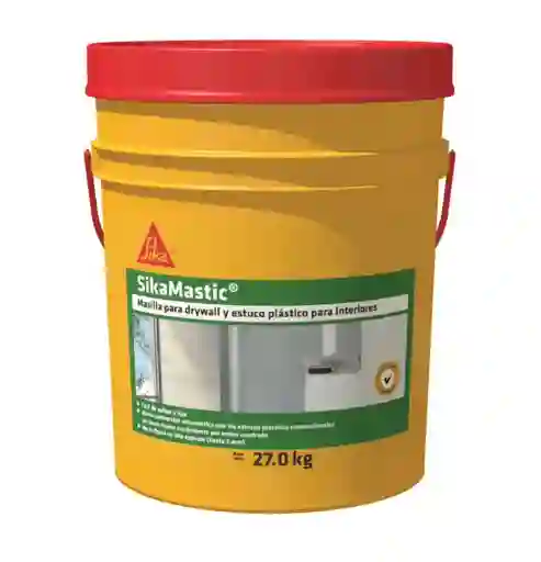 Sikamastic Estuco Plástico Para Interiores 27kg Sika