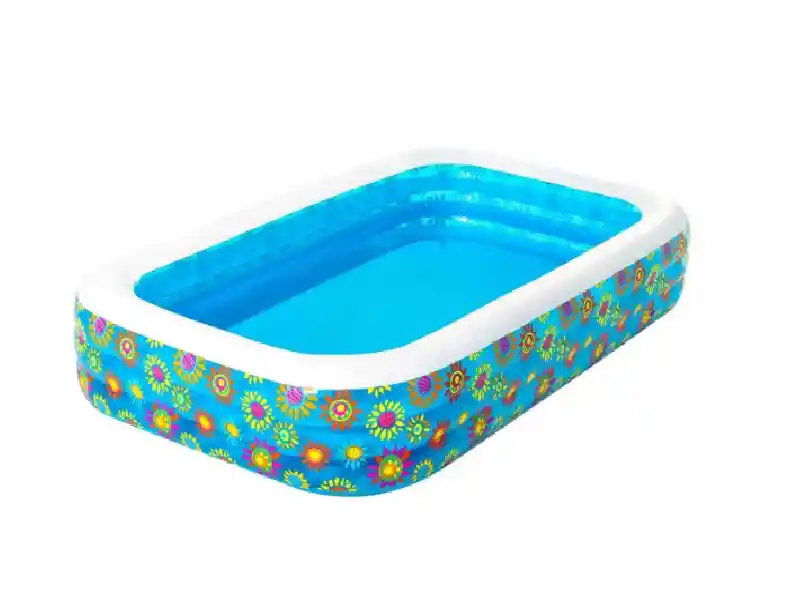 Alberca Inflable Familiar Piscina Diseño Flores