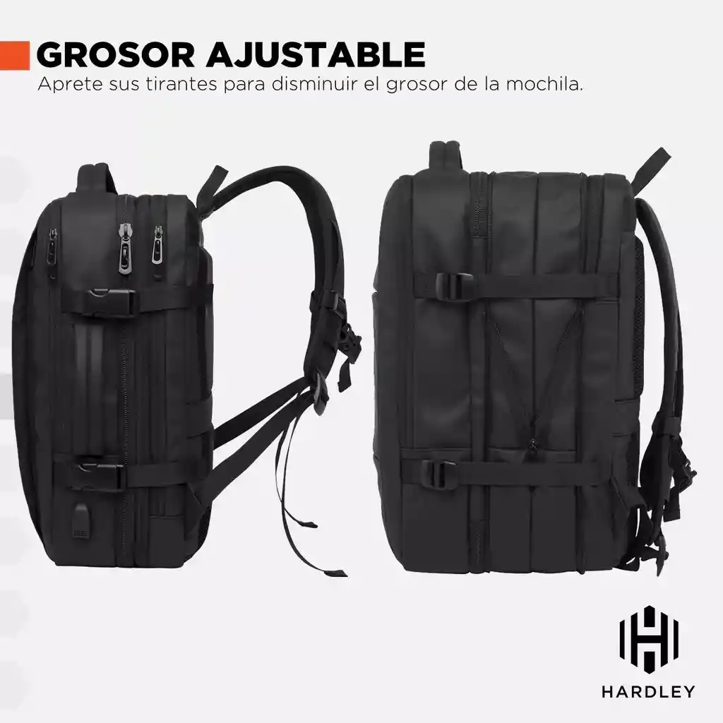 Morral Bolso Maleta De Viaje Portatil Impermeable 47l + Usb