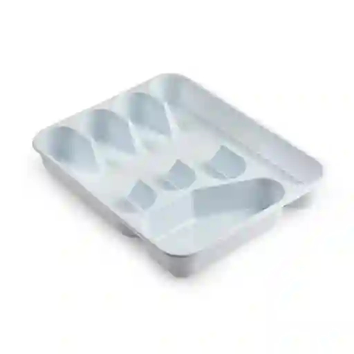 Organizador Para Cubiertos Plasticforte Blanco