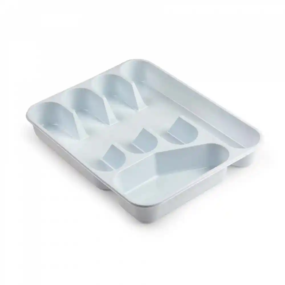 Organizador Para Cubiertos Plasticforte Blanco