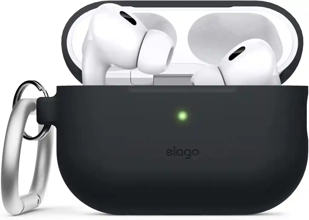 Elago Estuche Para Airpods Pro 2 Con Arnés Silicona En Negro