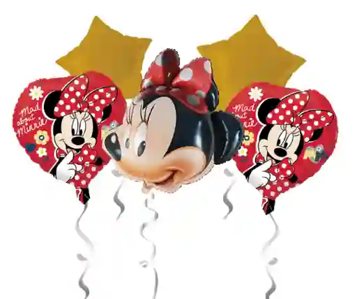 Set Globos Minnie 45x45 Cms Minnie