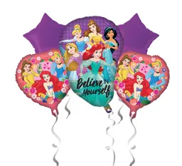 Set Globos Figura Princesas 45x45 Cms Princesas