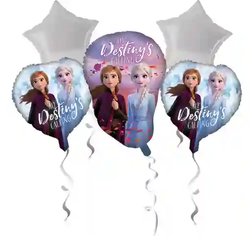 Set Globos Figura Frozen Ii