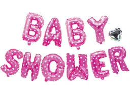Globos Baby Shower Letras Baby Niña