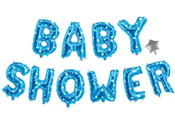 Globos Baby Shower Letras Baby Niño