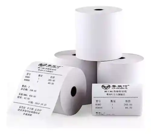 Rollo De Papel Termico Para Impresora De 58mm X 30mts Indivual