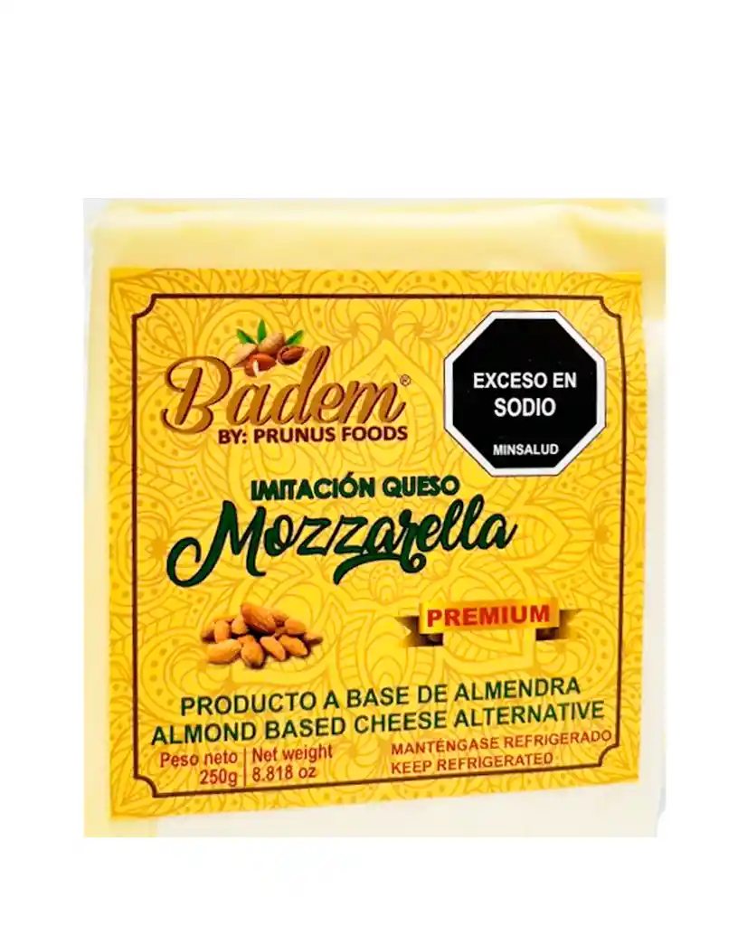 Queso Mozarella Tajado Badem 250 Gr