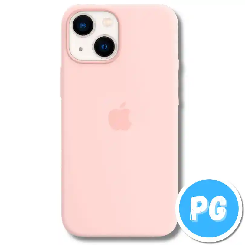 Estuche Silicona Rosado Para Iphone 13