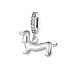 Charm Dije Perro Salchicha Dachshund Fabricado En Plata 925