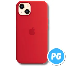 Estuche Silicona Rojo Para Iphone 14