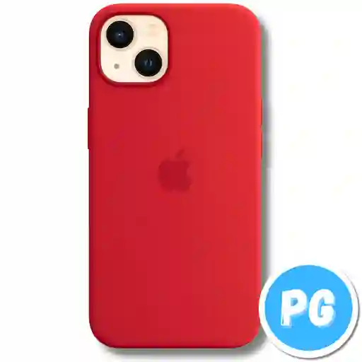 Estuche Silicona Rojo Para Iphone 13