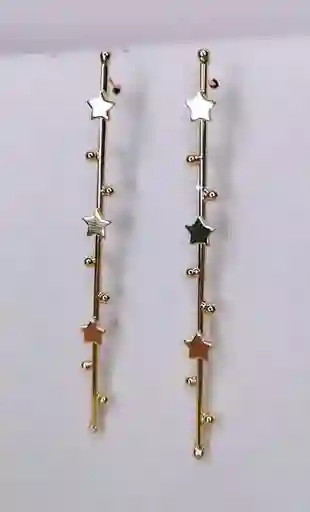 Areta Dorada Larga De Estrellas