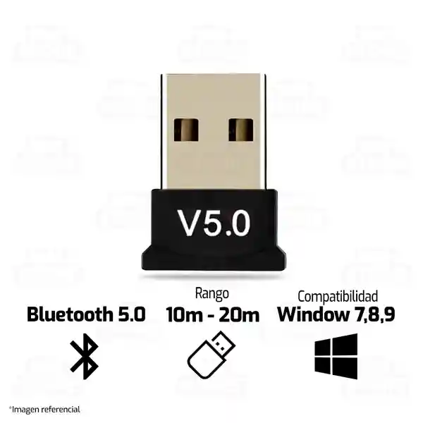 Usb Bluetooth 5.0 Adaptador Para Pc