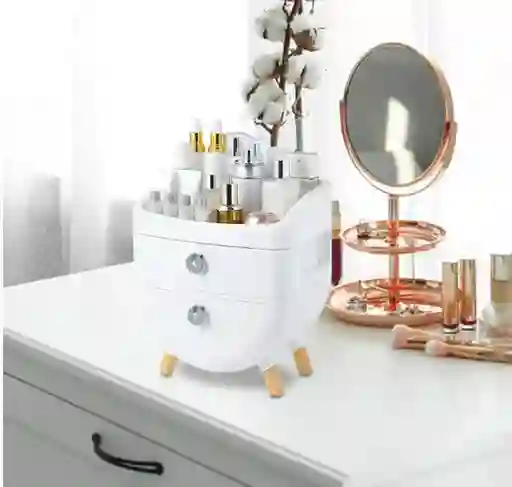 Organizador De Maquillaje Para Tocador Con Cajones Cosmetiquera