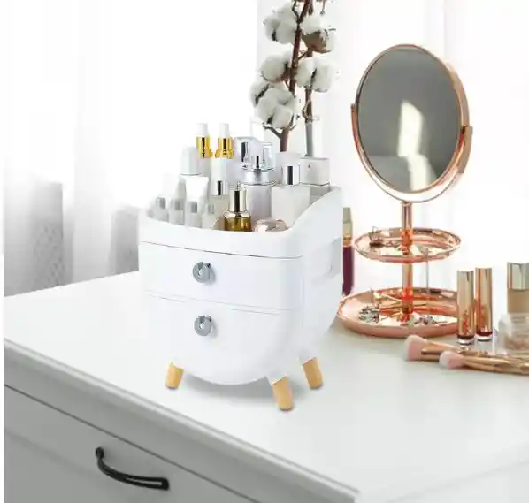 Organizador De Maquillaje Para Tocador Con Cajones Cosmetiquera
