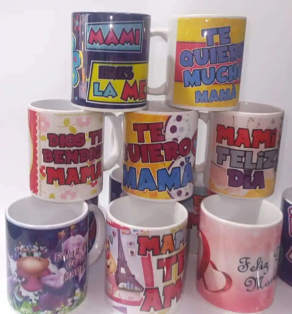 Hermosos Pocillos Mug Surtidos Para Mama,