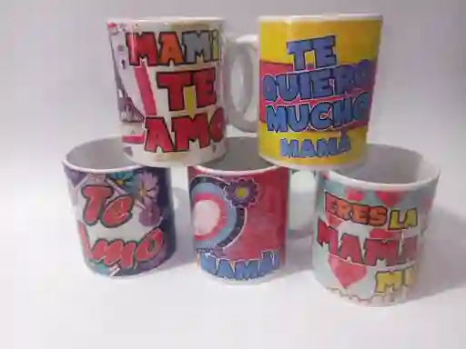 Hermosos Pocillos Mug Surtidos Para Mama,